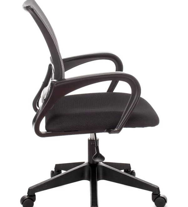 Кресло офисное TopChairs ST-Basic сетка/ткань темно-серый