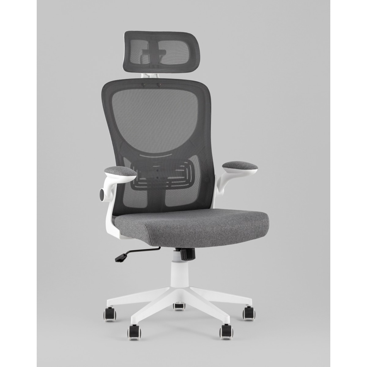 Кресло офисное TopChairs Airone серый ткань