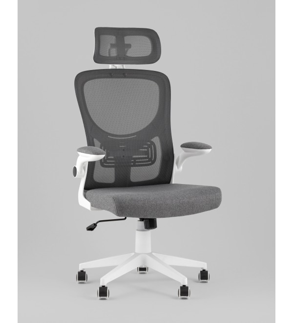 Кресло офисное TopChairs Airone серый ткань