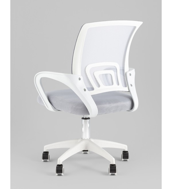 Кресло офисное TopChairs Simple SN серый пластик белый