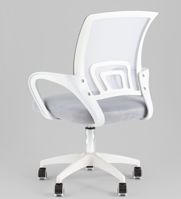 Кресло офисное TopChairs Simple SN серый пластик белый
