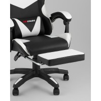 Кресло спортивное TopChairs MG-7019 черно-белый