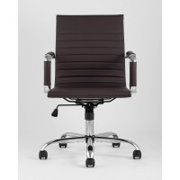 Кресло офисное TopChairs City S коричневое