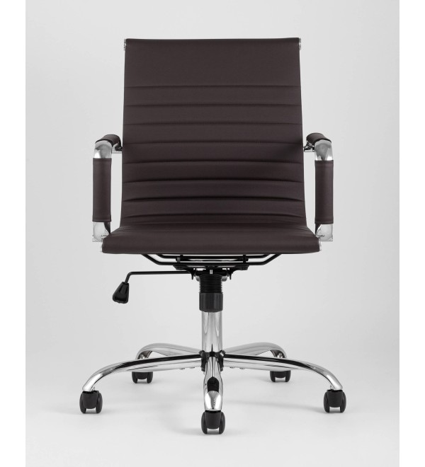 Кресло офисное TopChairs City S коричневое