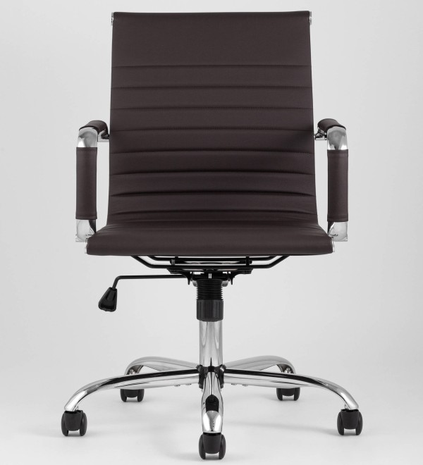 Кресло офисное TopChairs City S коричневое