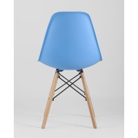 Стул Eames Style DSW голубой (разборный каркас)