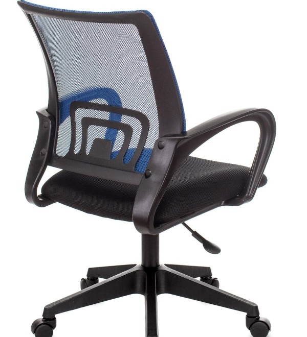 Кресло офисное TopChairs ST-Basic сетка/ткань синий