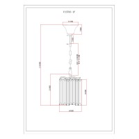 Светильник подвесной Moderli V10766-1P Wave