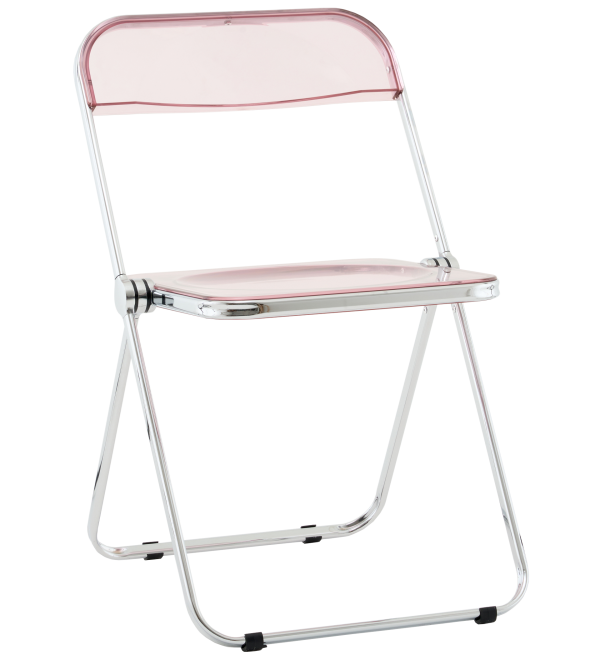 Стул Fold Pink складной розовый
