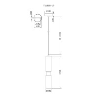 Светильник подвесной Moderli V11860-1P Telma