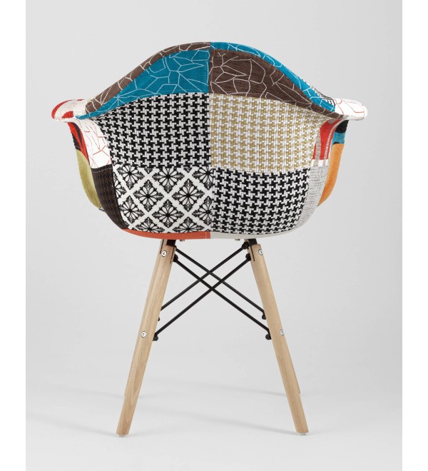 Кресло Eames DSW пэчворк