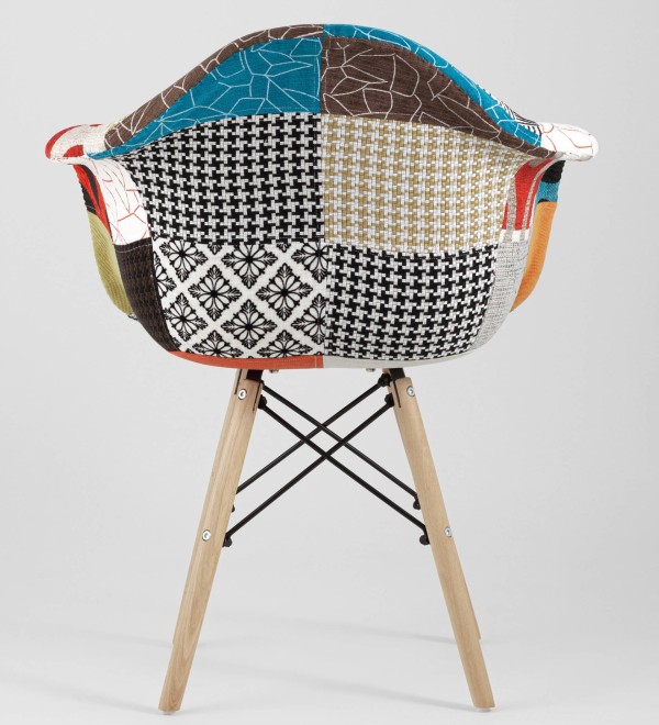 Кресло Eames DSW пэчворк