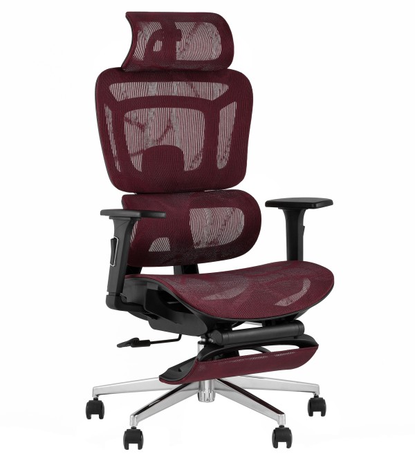 Кресло офисное TopChairs Nimbus бордовый
