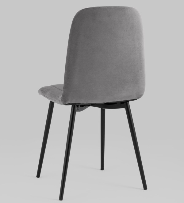 Стул Easy велюр темно-серый