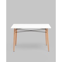 Стол Eames DSW Rectangle New 120*80 белый
