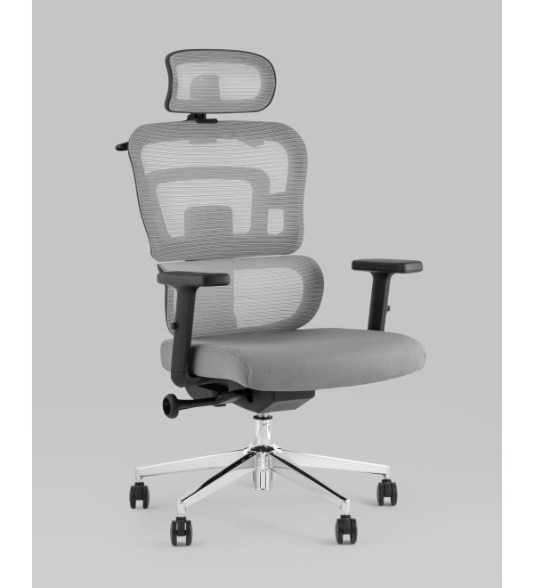 Кресло офисное TopChairs Techno серый