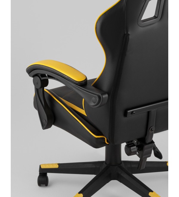 Кресло спортивное TopChairs Shadow черно-желтый