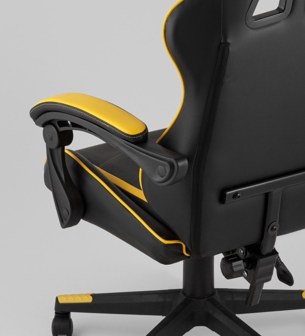 Кресло спортивное TopChairs Shadow черно-желтый