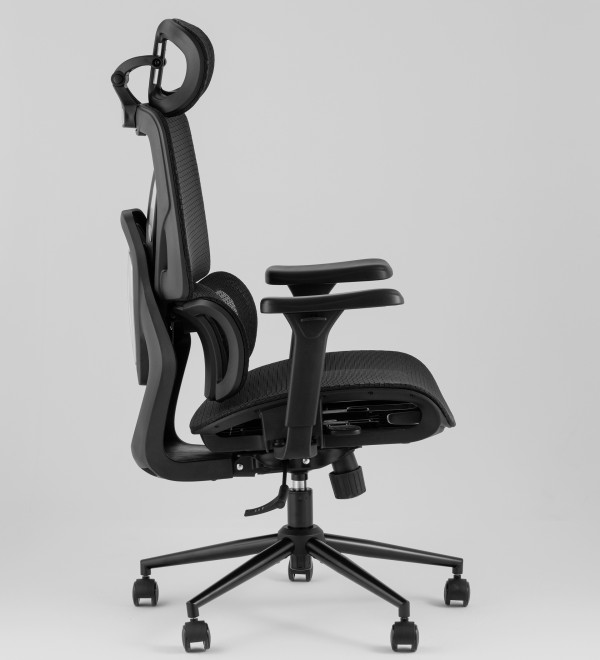 Кресло офисное TopChairs Structo черная сетка