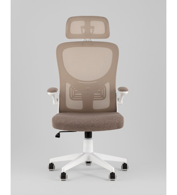 Кресло офисное TopChairs Airone бежевый ткань