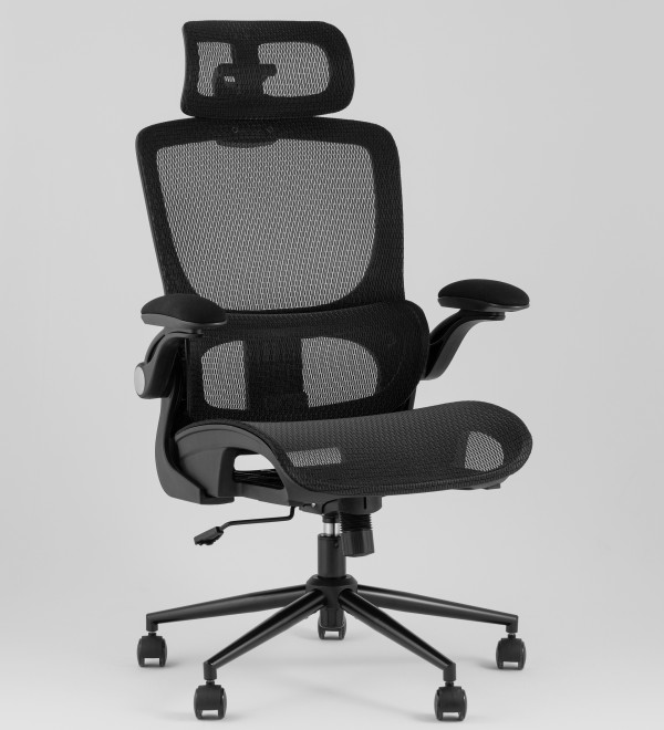 Кресло офисное TopChairs Tactus черная сетка