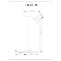 Торшер Moderli V10475-1F Turin
