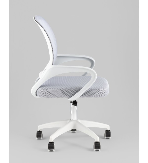 Кресло офисное TopChairs Simple SN серый пластик белый