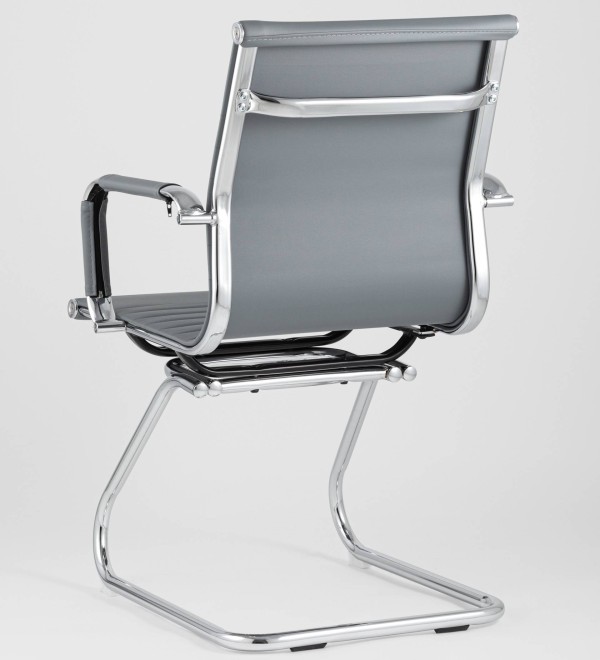 Кресло для посетителей TopChairs Visit серое