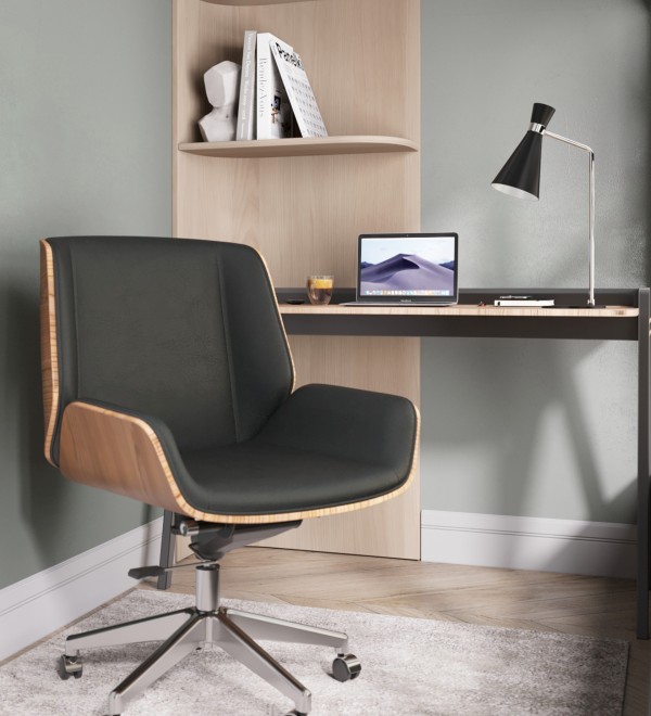 Кресло офисное TopChairs Crown SN черный
