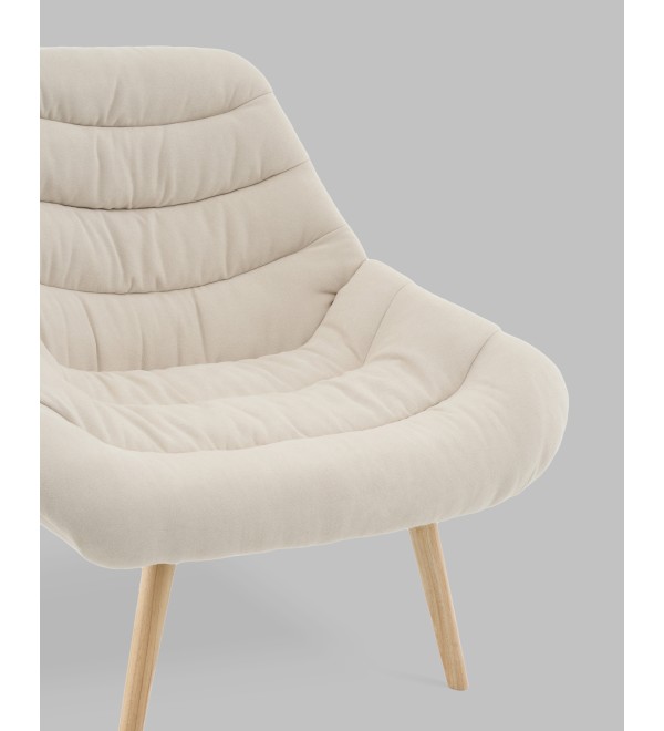 Кресло Олби Страйпс белый