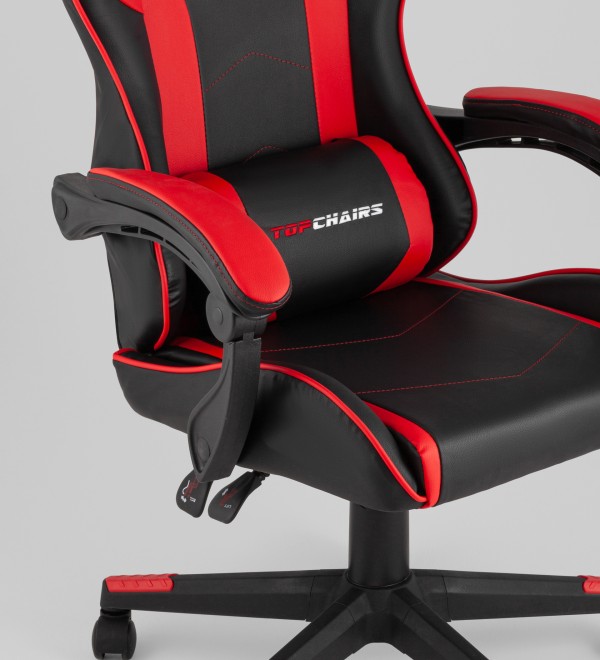 Кресло спортивное TopChairs Shadow черно-красный