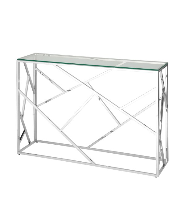 Консоль АРТ ДЕКО 115*30 серебро