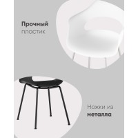 Стул Lady пластик нежно-розовый