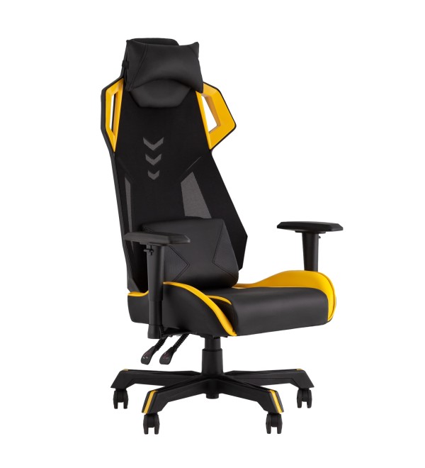 Кресло спортивное TopChairs Рэтчэт желтый