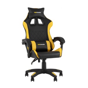 Кресло спортивное TopChairs MG-7043 черно-жёлтый