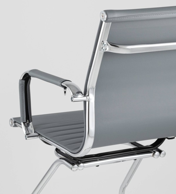 Кресло для посетителей TopChairs Visit серое
