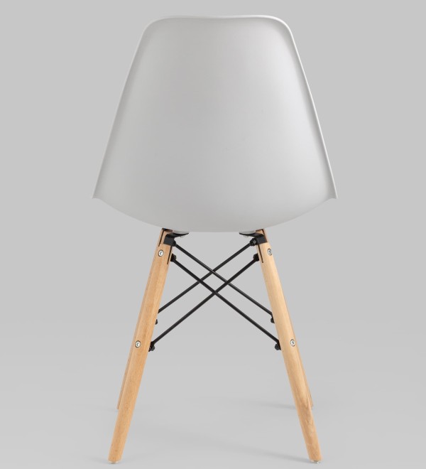 Стул Eames Style DSW светло-серый x4 (разборный каркас)