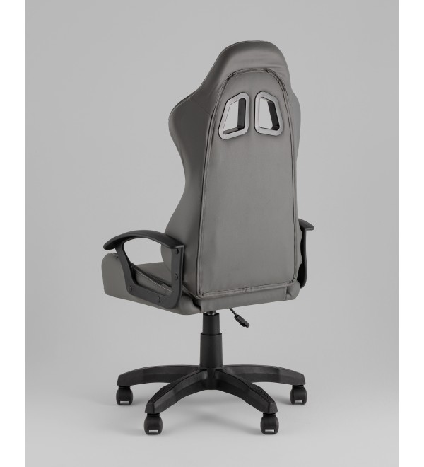 Кресло спортивное TopChairs Wyvern серо-черный