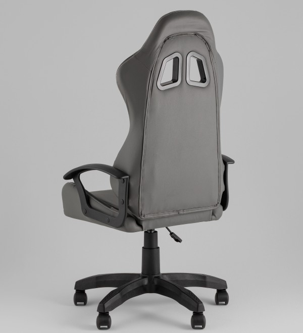 Кресло спортивное TopChairs Wyvern серо-черный