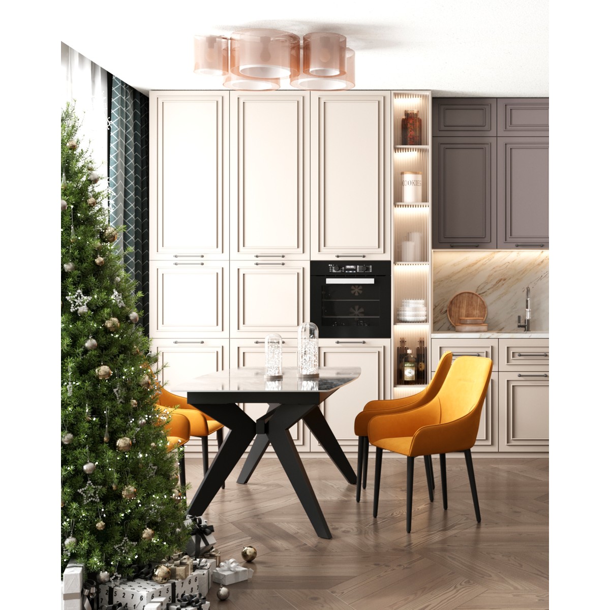 Светильник потолочный Moderli V10624-5C Room