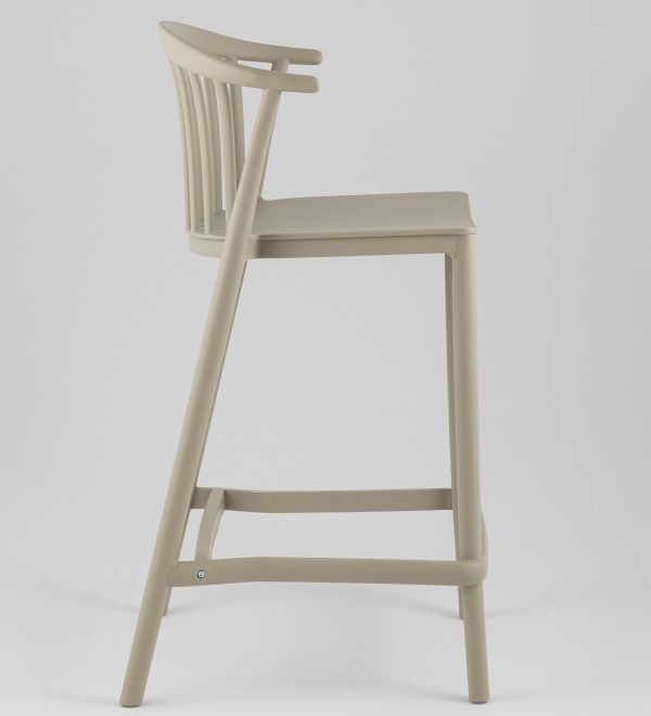 Стул полубарный Campo пластик зеленый