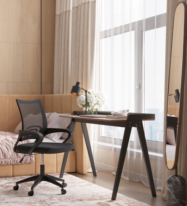 Кресло офисное TopChairs Simple SN черный