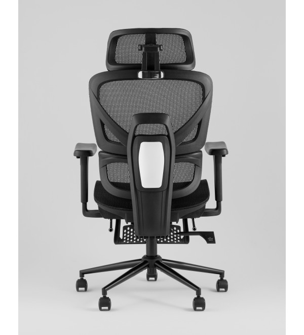 Кресло офисное TopChairs Vertus черная сетка
