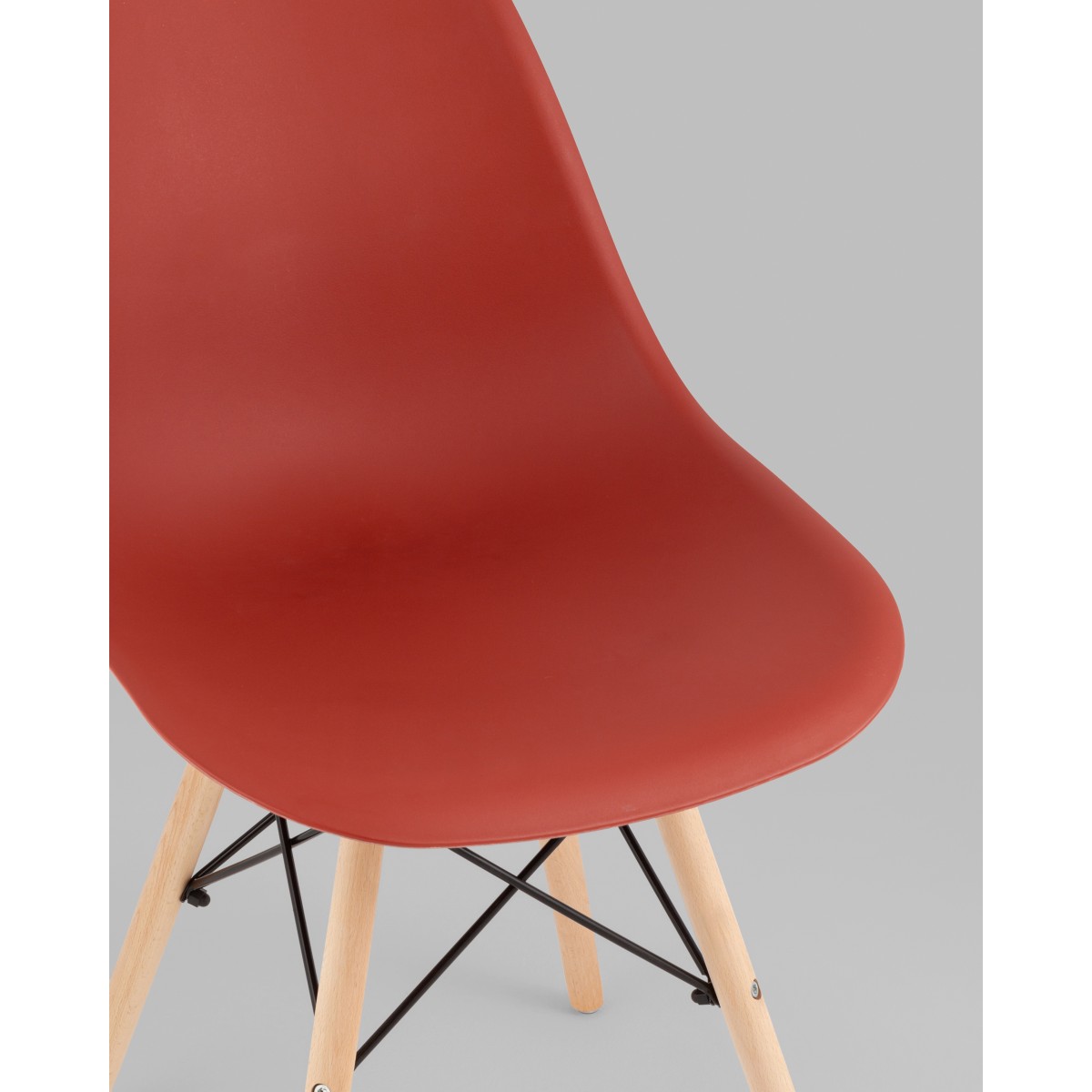 Стул Eames Style DSW терракотовый x4 (разборный каркас)