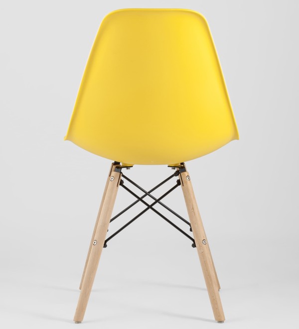 Стул Eames Style DSW желтый x4 (разборный каркас)