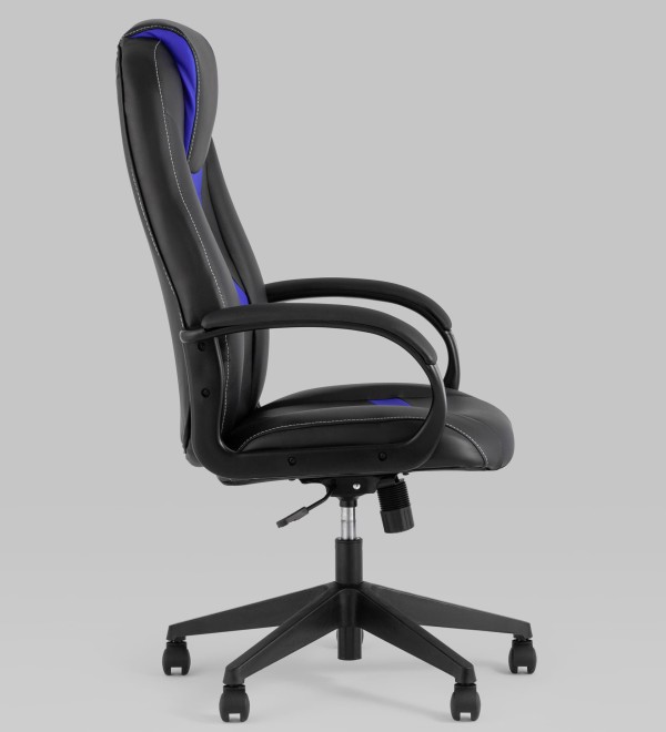 Кресло игровое TopChairs ST-CYBER 8 черный/синий