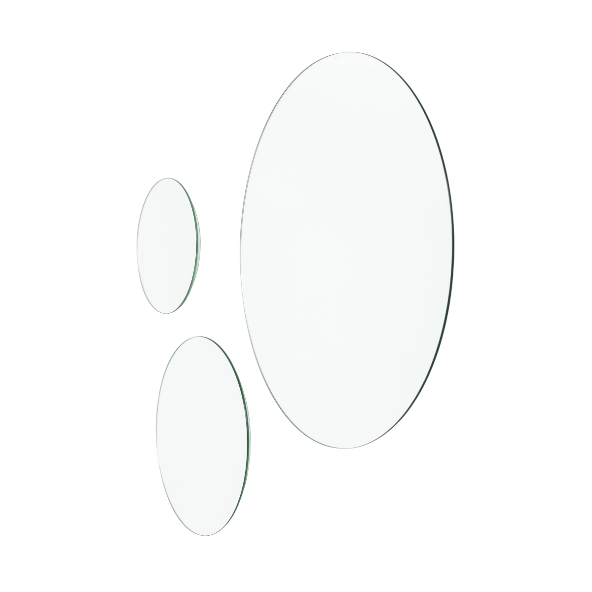 Зеркало Хьюми комплект 3 шт (600х550/350х300/250х200)