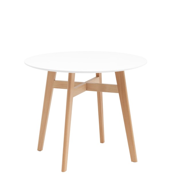 Стол обеденный Target Circle 90*90 белый