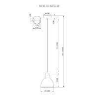 Подвесной светильник Moderli V2710-1P Irina