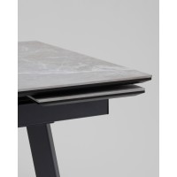 Стол Тайл 140-200/85/75 столешница керамика Larka Grey